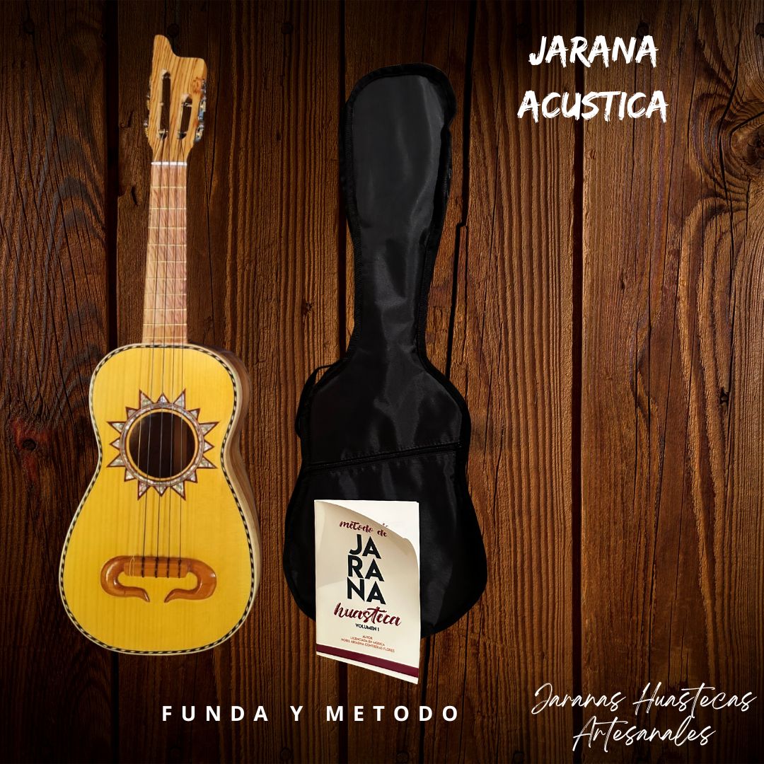 Jarana Huasteca acústica Con funda y Método ( sobre pedido )