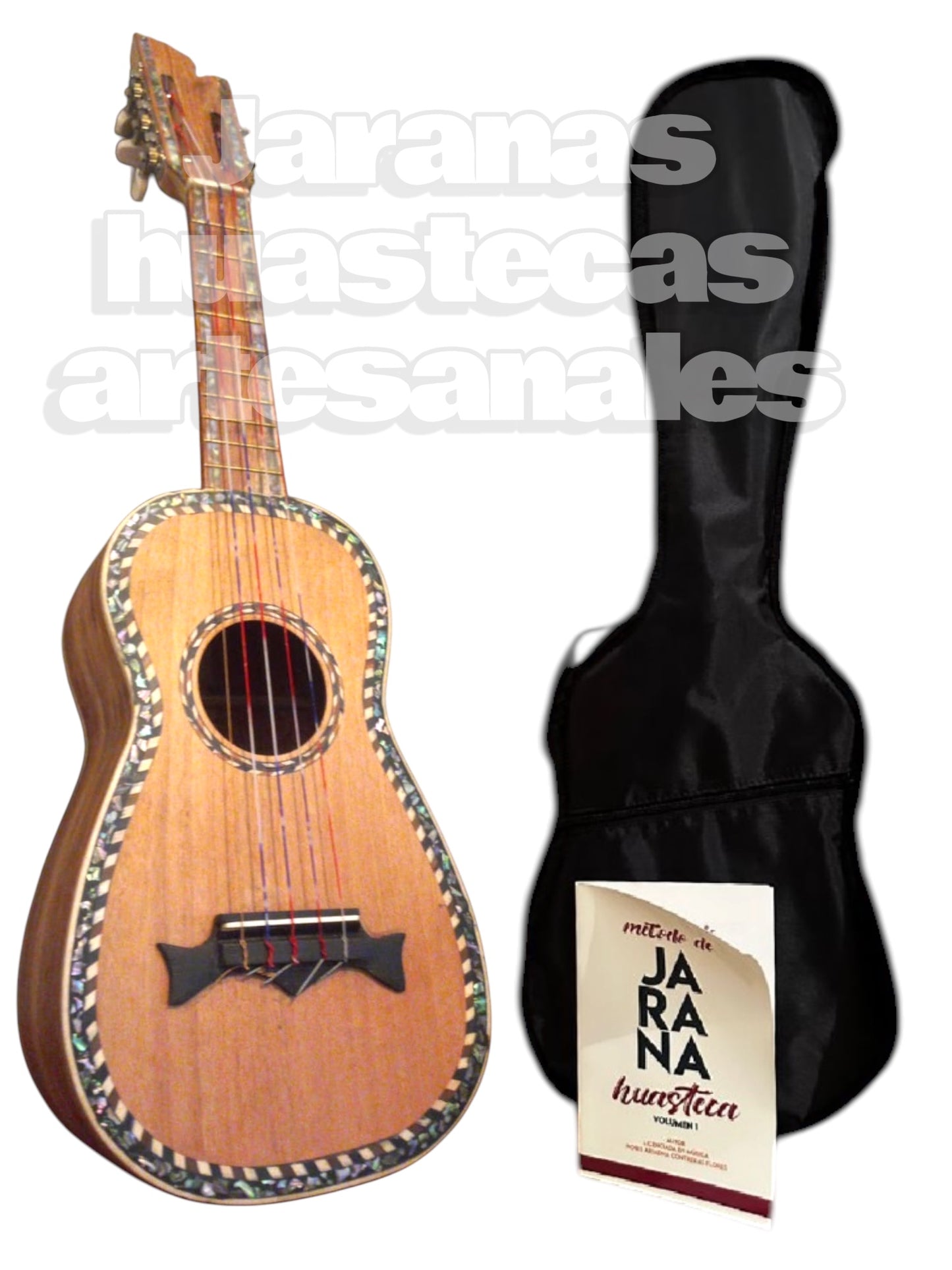 Jarana Enconchada con funda y método