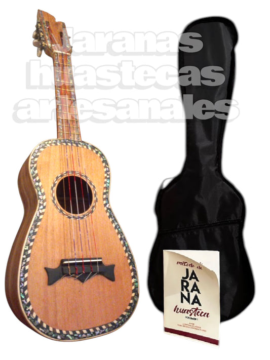 Jarana Enconchada con funda y método