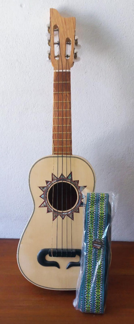 Jarana huasteca picos con funda acolchonada y método ( sobre pedido )